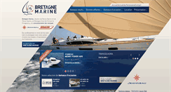 Desktop Screenshot of bretagne-marine.com